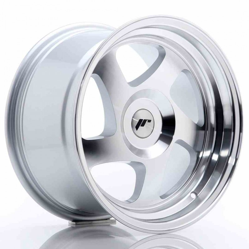 Llanta exclusiva Jr Wheels Jr15 16x9 Et20 Blank Silver Machined