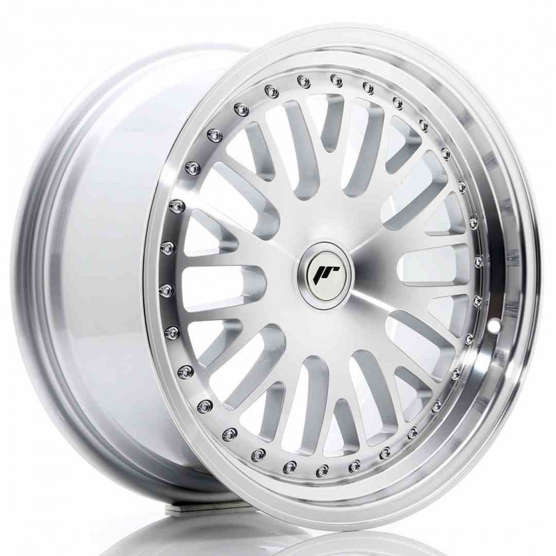 Llanta exclusiva Jr Wheels Jr10 17x8 Et35 Blank Silver Machined Face