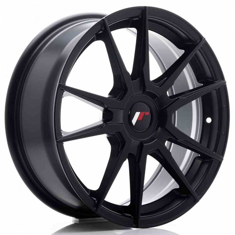 Llanta exclusiva Jr Wheels Jr21 17x7 Et25-40 Blank Matt Black