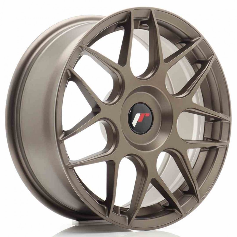Llanta exclusiva Jr Wheels Jr18 17x7 Et20-40 Blank Matt Bronze