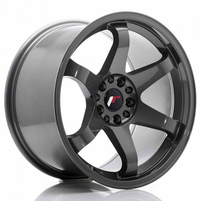 Llanta exclusiva Jr Wheels Jr3 18x10 Et25 5x114.3 120 Gun Metal