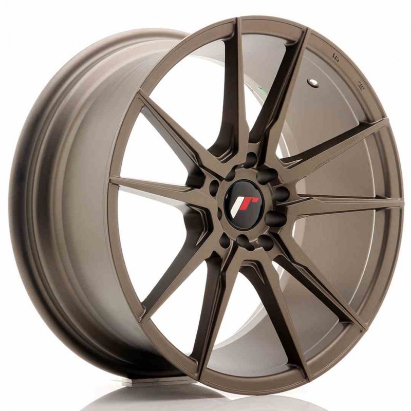 Llanta exclusiva Jr Wheels Jr21 18x8.5 Et35 5x100 120 Matt Bronze