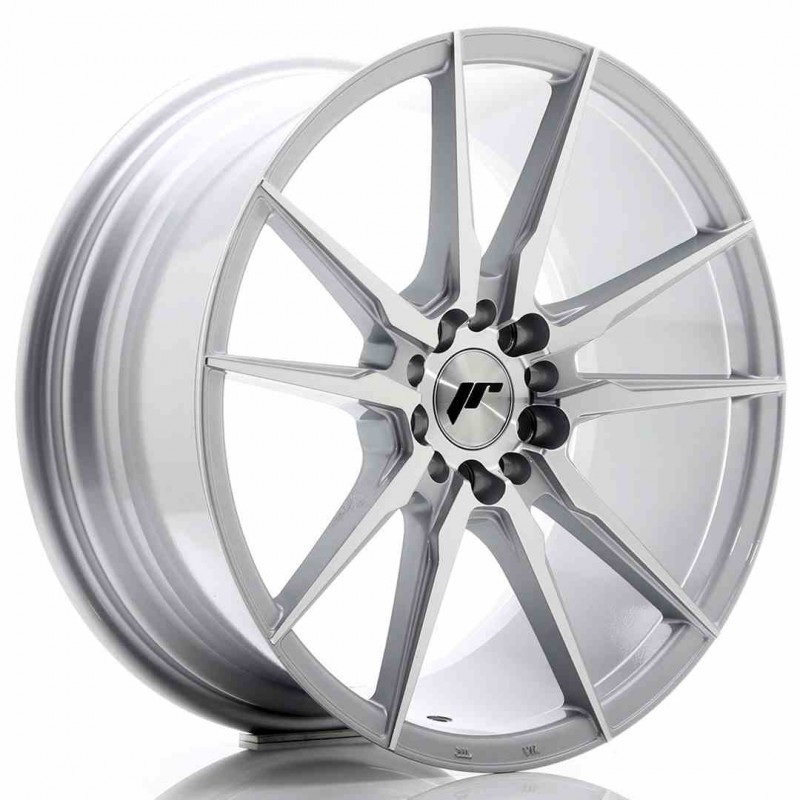 Llanta exclusiva Jr Wheels Jr21 18x8.5 Et35 5x100 120 Silver Machined