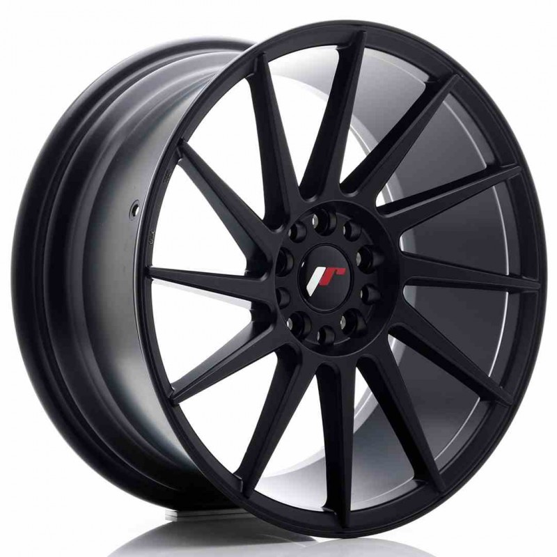 Llanta exclusiva Jr Wheels Jr22 18x8.5 Et40 5x112 114 Matt Black