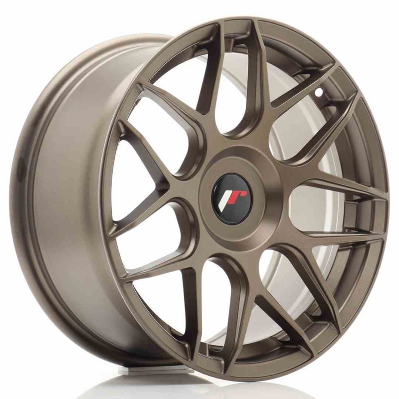 Llanta exclusiva Jr Wheels Jr18 17x8 Et35 Blank Bronze