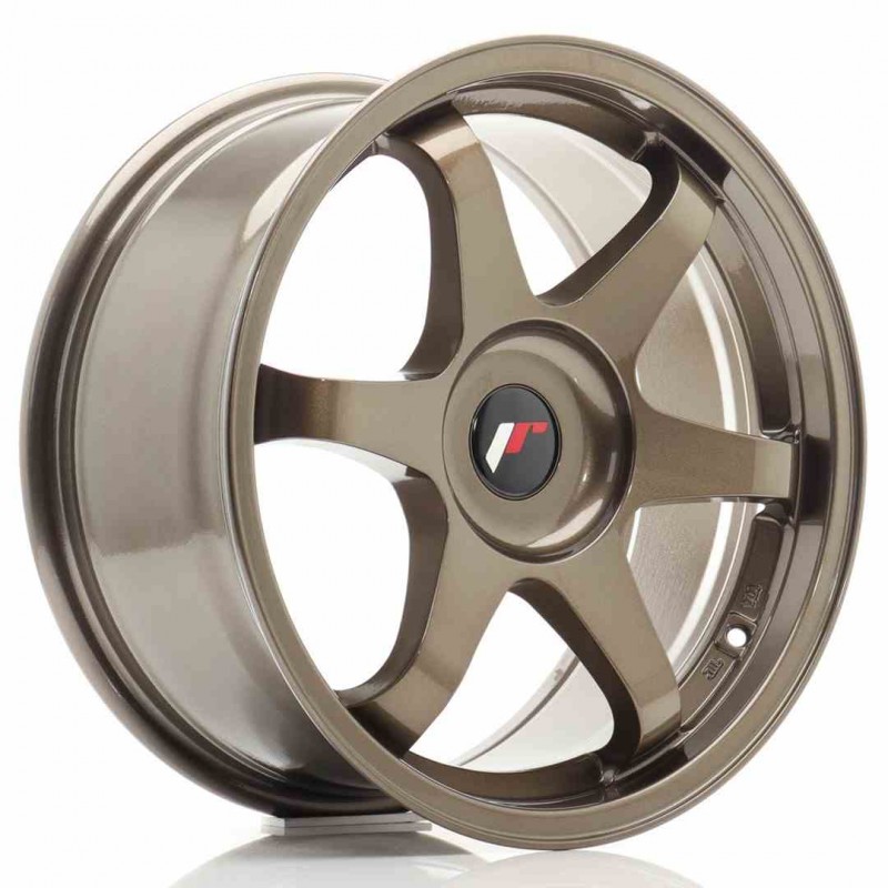 Llanta exclusiva Jr Wheels Jr3 17x8 Et35 Blank Bronze
