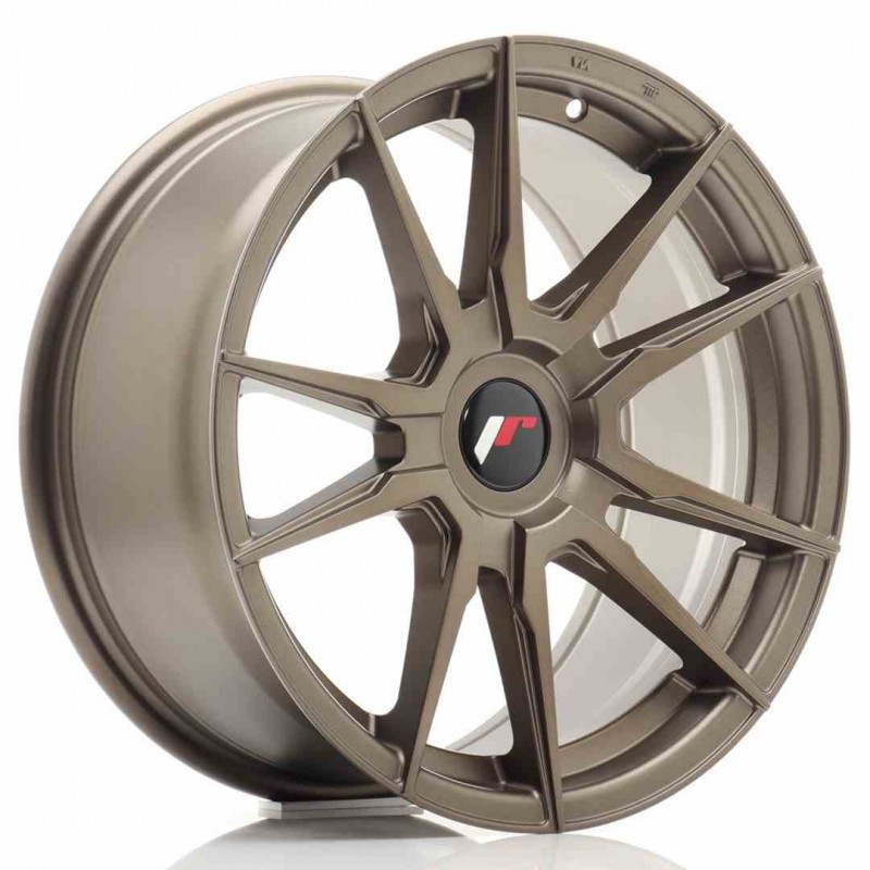 Llanta exclusiva Jr Wheels Jr21 17x8 Et35 Blank Matt Bronze