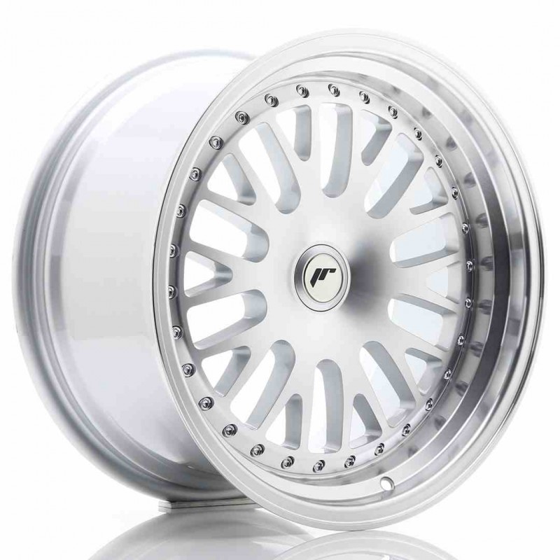 Llanta exclusiva Jr Wheels Jr10 17x9 Et25-30 Blank Silver Machined Fa Ce