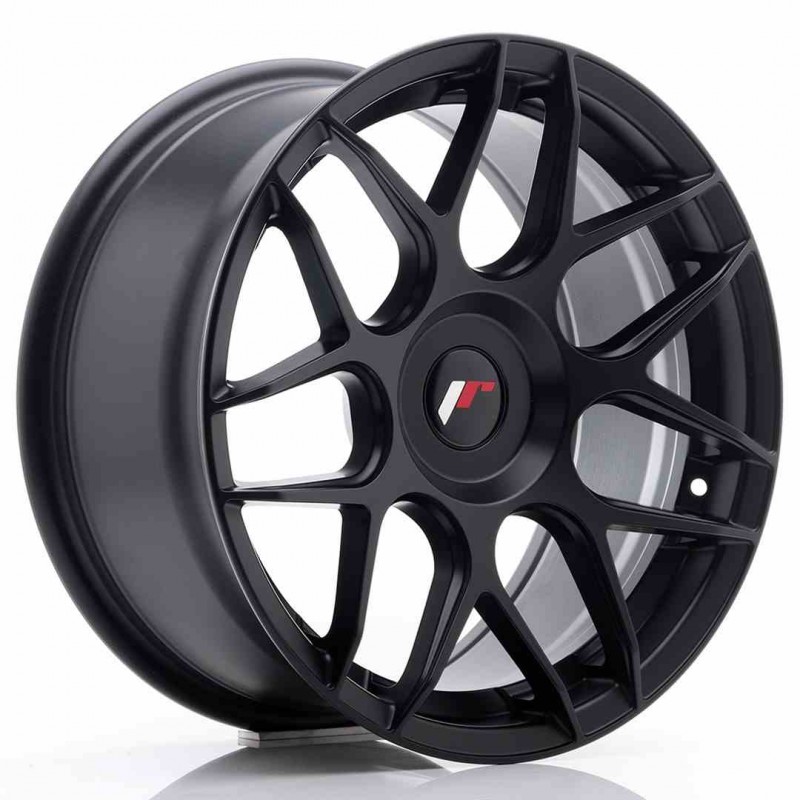 Llanta exclusiva Jr Wheels Jr18 17x8 Et25-35 Blank Matt Black