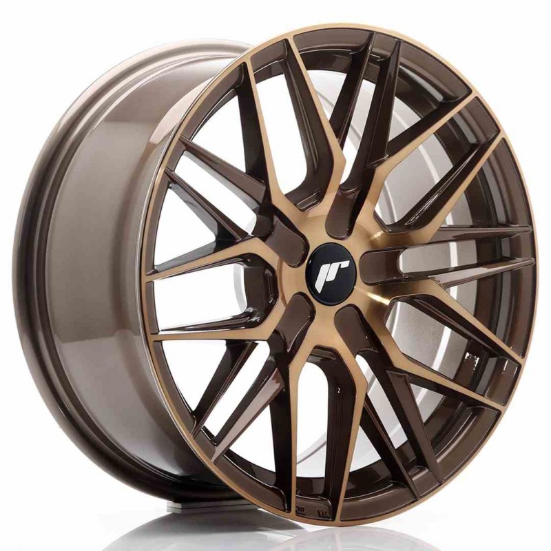 Llanta exclusiva Jr Wheels Jr28 17x8 Et25-40 Blank Platinum Bronze
