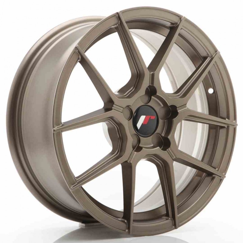 Llanta exclusiva Jr Wheels Jr30 17x7 Et20-40 5h Blank Matt Bronze