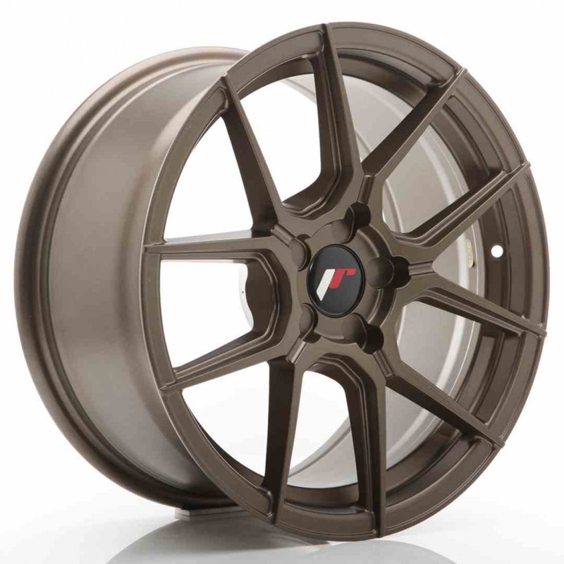 Llanta exclusiva Jr Wheels Jr30 17x8 Et20-40 5h Blank Matt Bronze