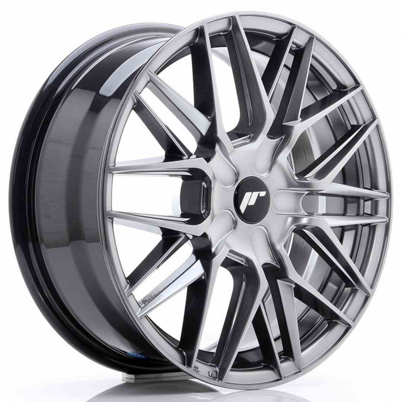 Llanta exclusiva Jr Wheels Jr28 17x7 Et20-45 Blank Hyper Black