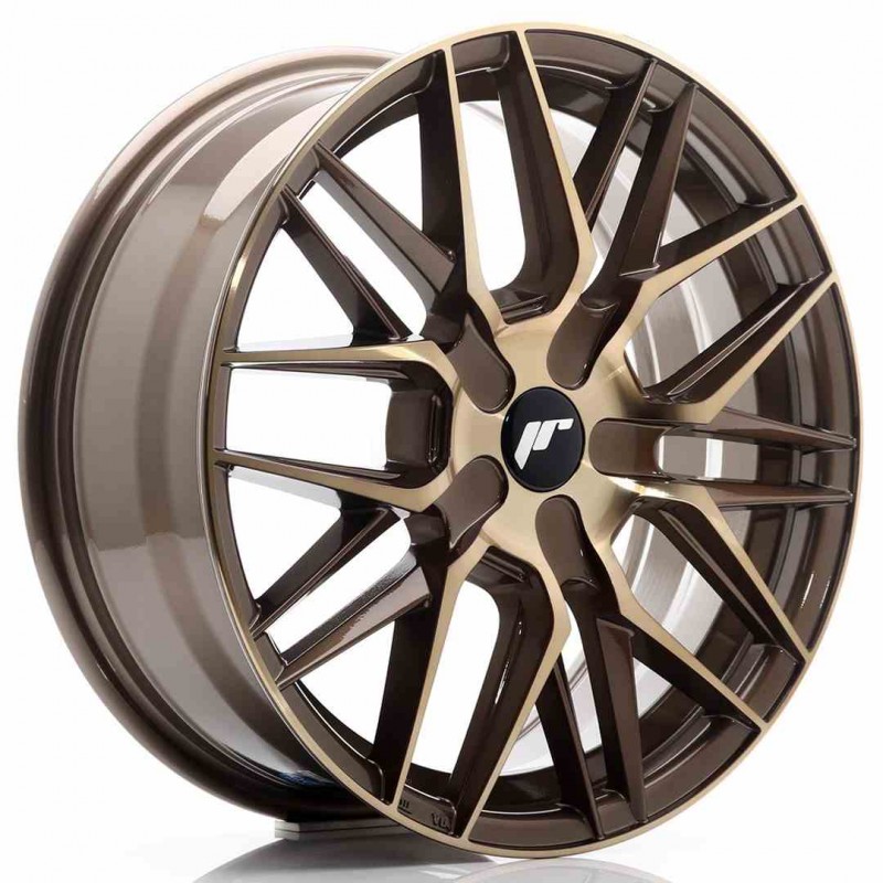 Llanta exclusiva Jr Wheels Jr28 17x7 Et20-45 Blank Platinum Bronze