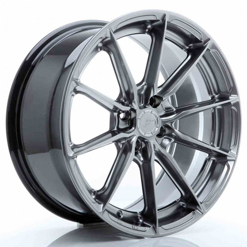 Llanta exclusiva Jr Wheels Jr37 17x8 Et40 4x100 Hyper Black