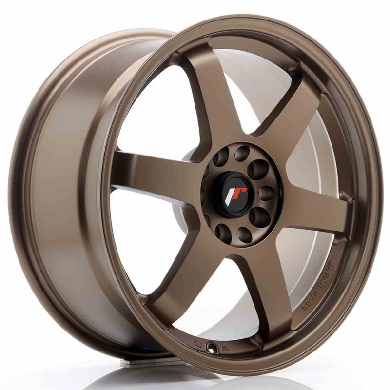 Llanta exclusiva Jr Wheels Jr3 18x8.5 Et30 5x114.3 120 Dark Anodized  Bronze