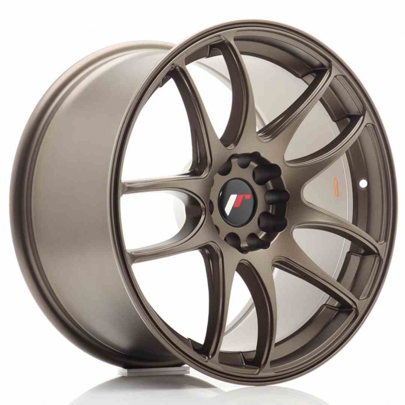 Llanta exclusiva Jr Wheels Jr29 18x9.5 Et35 5x100 120 Matt Bronze