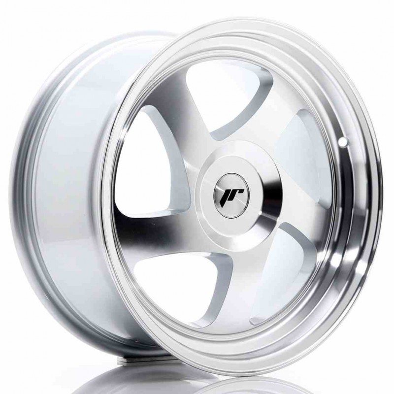 Llanta exclusiva Jr Wheels Jr15 17x8 Et35 Blank Silver Machined