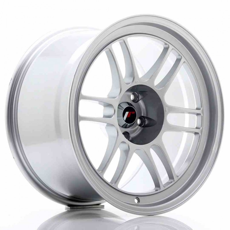 Llanta exclusiva Jr Wheels Jr7 18x10.5 Et15 5x114.3 Silver