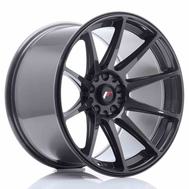 Llanta exclusiva Jr Wheels Jr11 18x10.5 Et22 5x114 120 Hyper Gray