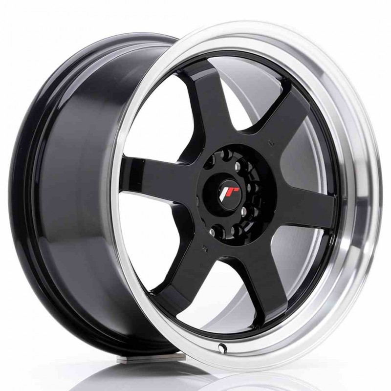 Llanta exclusiva Jr Wheels Jr12 18x9 Et25 5x114 120 Gloss Black