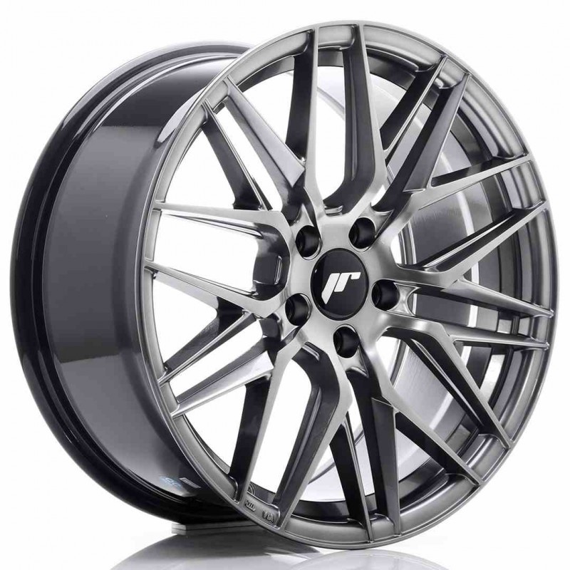 Llanta exclusiva Jr Wheels Jr28 18x8.5 Et35 5x120 Hyper Black