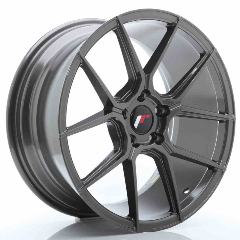 Llanta exclusiva Jr Wheels Jr30 18x8.5 Et35 5x120 Hyper Gray
