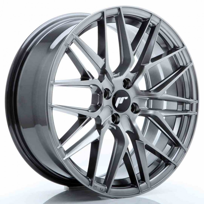Llanta exclusiva Jr Wheels Jr28 18x7.5 Et40 4x108 Hyper Black
