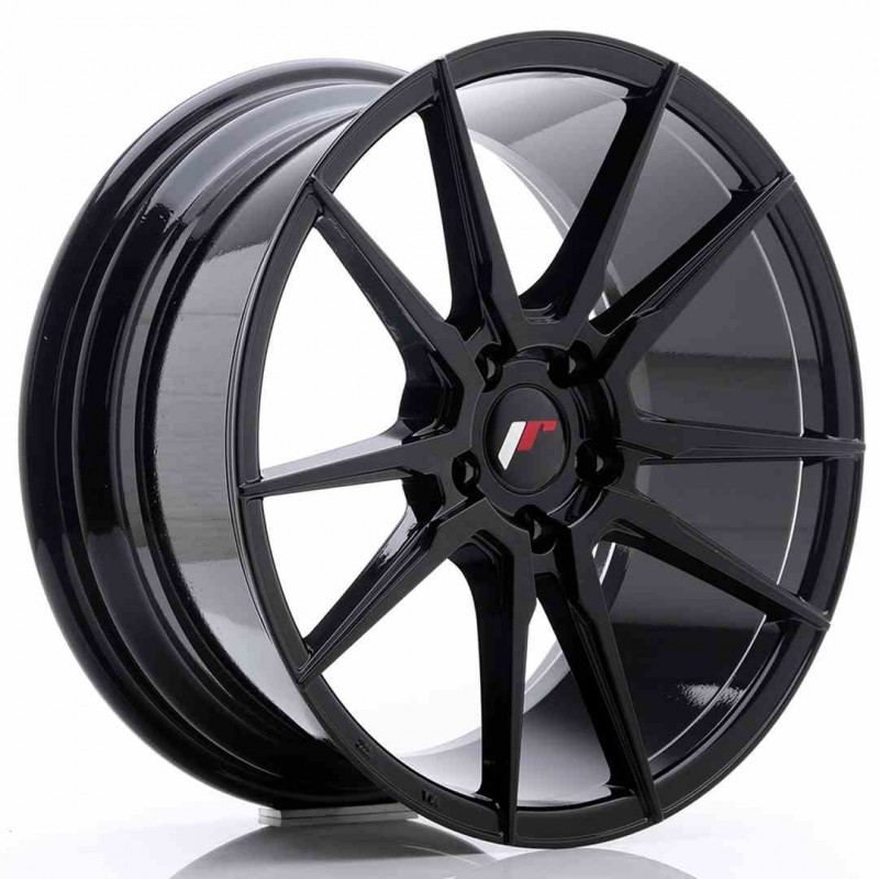 Llanta exclusiva Jr Wheels Jr21 18x8.5 Et40 5x112 Glossy Black