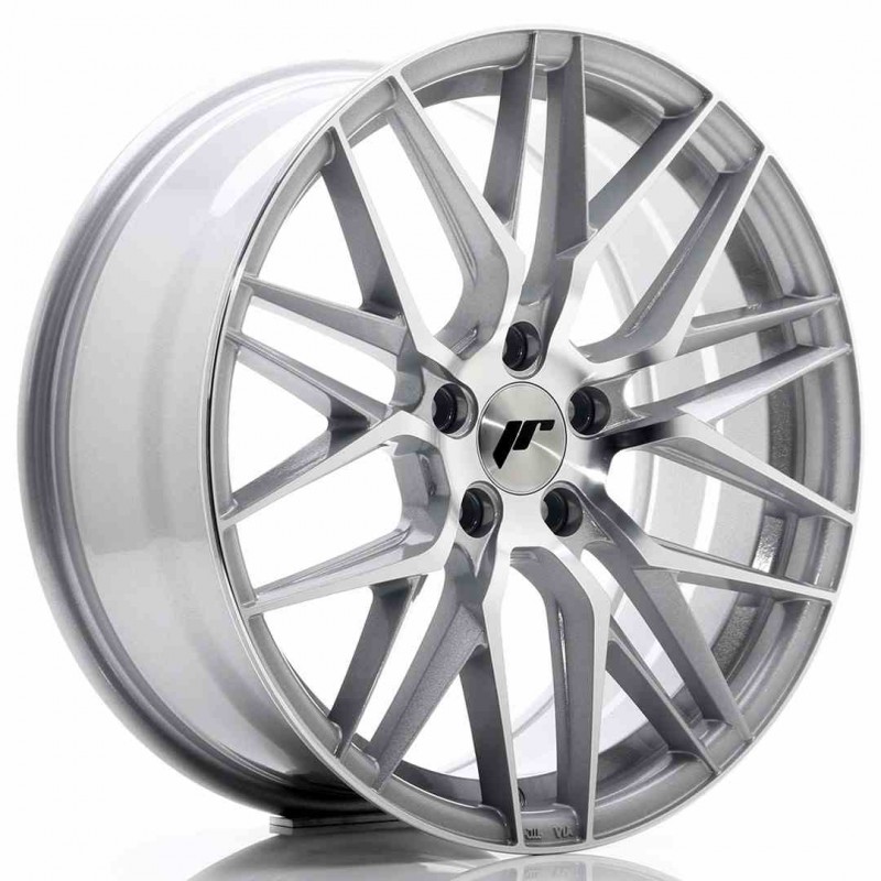 Llanta exclusiva Jr Wheels Jr28 18x7.5 Et40 5x114.3 Silver Machined F Ace