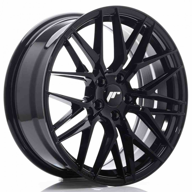Llanta exclusiva Jr Wheels Jr28 18x7.5 Et40 5x120 Glossy Black