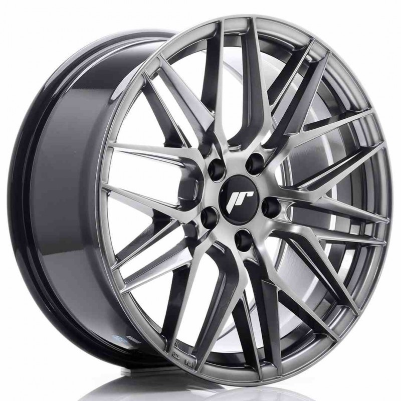 Llanta exclusiva Jr Wheels Jr28 18x8.5 Et40 5x120 Hyper Black