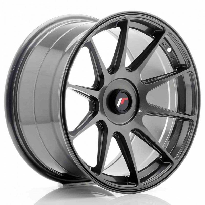 Llanta exclusiva Jr Wheels Jr11 17x9 Et25-35 Blank Hyper Gray