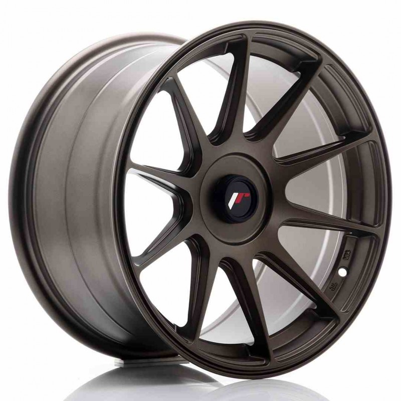 Llanta exclusiva Jr Wheels Jr11 17x9 Et25-35 Blank Matt Bronze