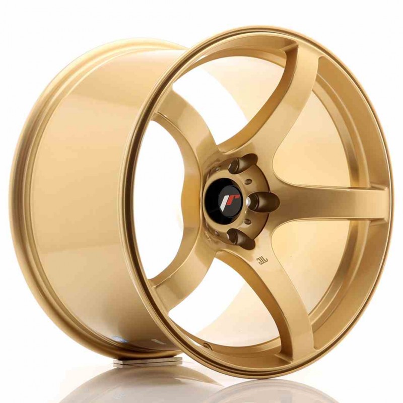 Llanta exclusiva Jr Wheels Jr32 18x10.5 Et22 5x114.3 Gold