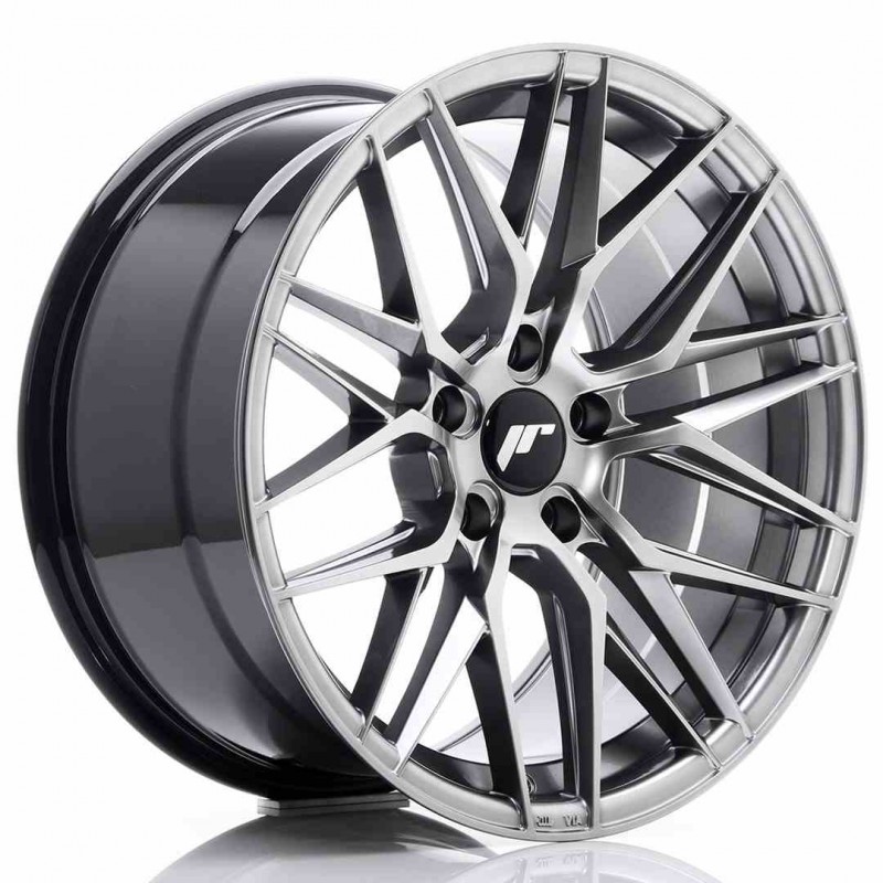 Llanta exclusiva Jr Wheels Jr28 18x9.5 Et35 5x120 Hyper Black