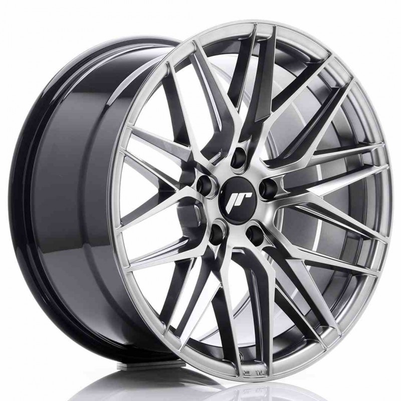 Llanta exclusiva Jr Wheels Jr28 18x9.5 Et40 5x112 Hyper Black