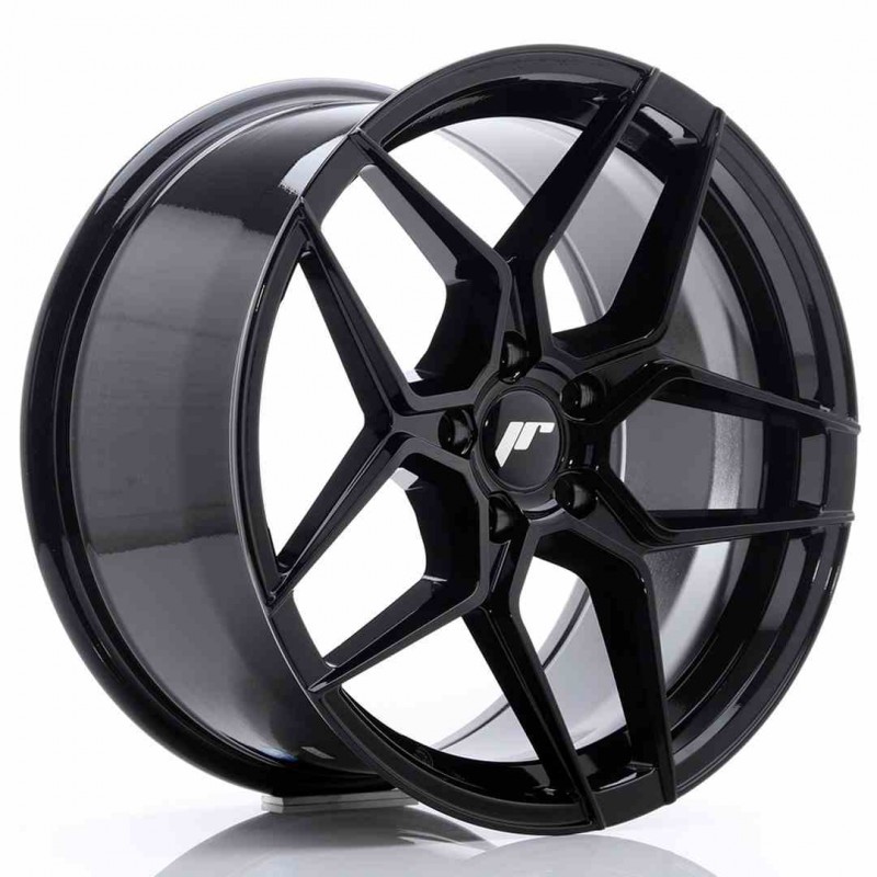 Llanta exclusiva Jr Wheels Jr34 18x9 Et42 5x112 Glossy Black