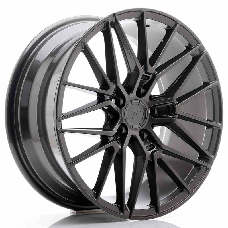 Llanta exclusiva Jr Wheels Jr38 18x8 Et42 5x100 Hyper Gray