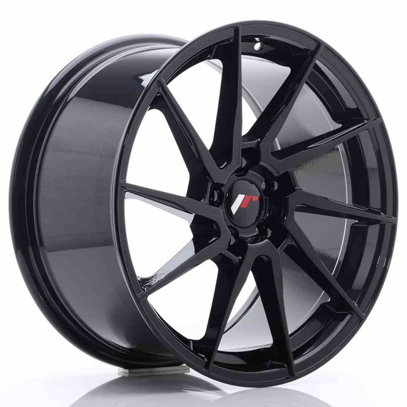 Llanta exclusiva Jr Wheels Jr36 18x9 Et45 5x114.3 Glossy Black