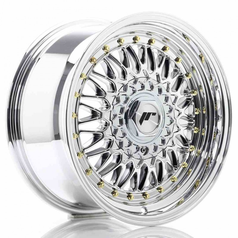 Llanta exclusiva Jr Wheels Jr9 16x8 Et25 Blank Chrome