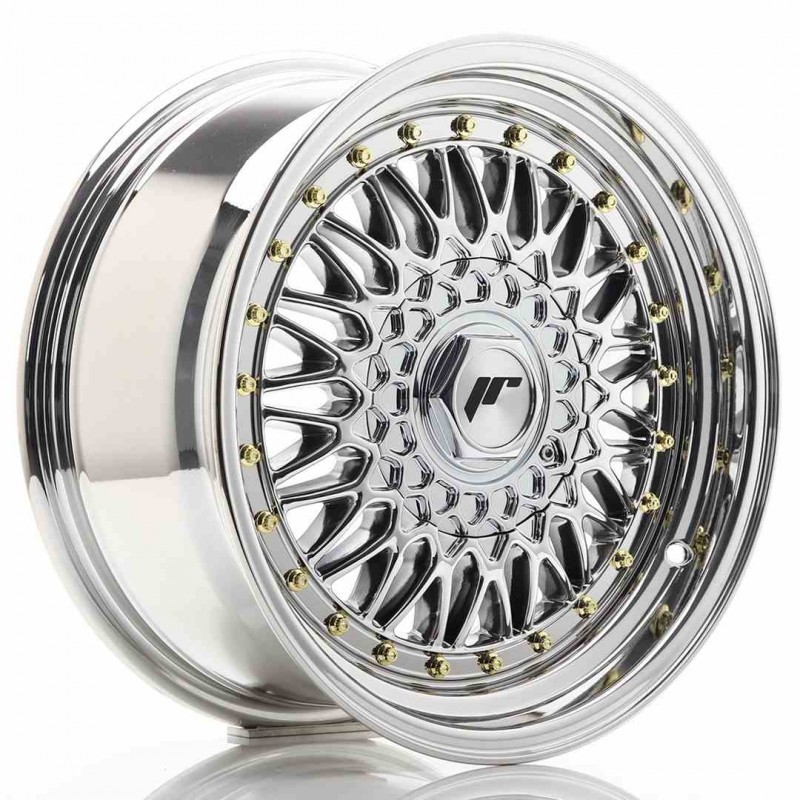 Llanta exclusiva Jr Wheels Jr9 16x7.5 Et25 Blank Chrome