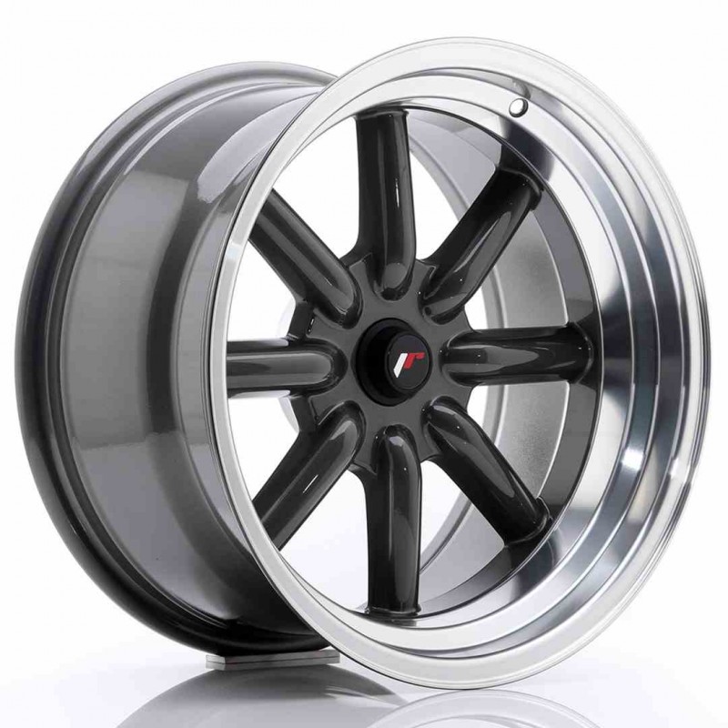 Llanta exclusiva Jr Wheels Jr19 17x9 Et-25-(-10) Blank Gun Metal
