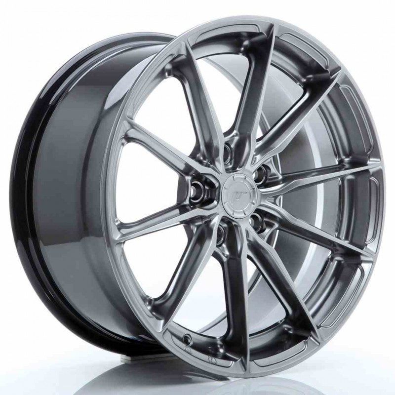 Llanta exclusiva Jr Wheels Jr37 17x8 Et20-40 5h Blank Hyper Black