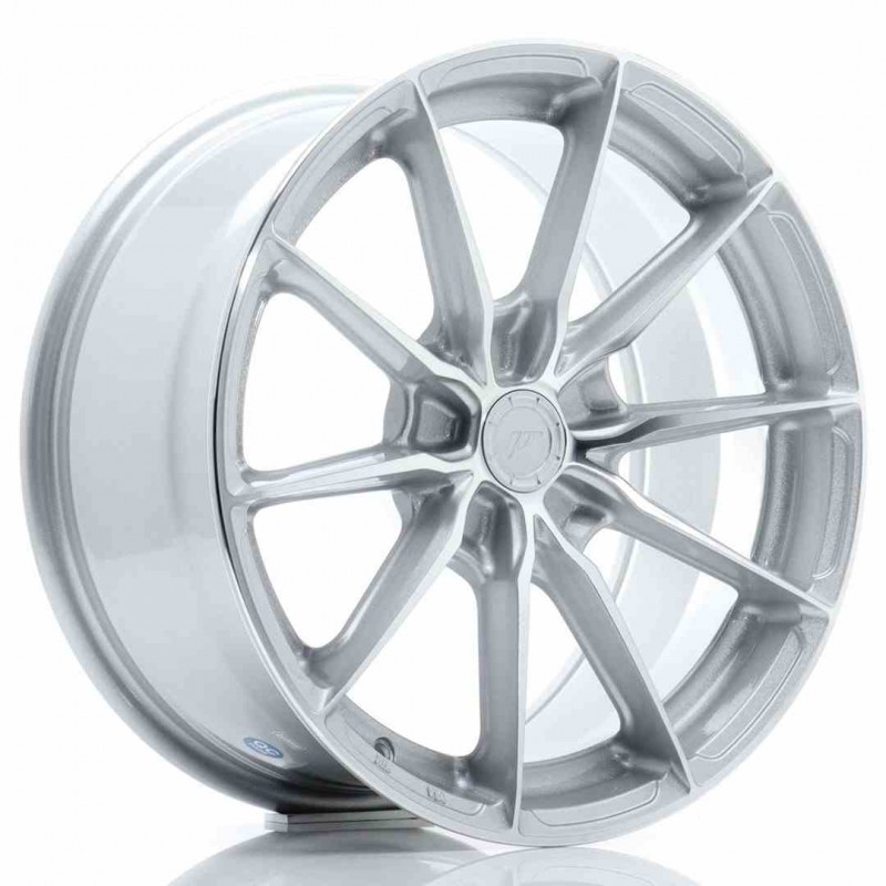 Llanta exclusiva Jr Wheels Jr37 17x8 Et20-40 5h Blank Silver Machined  Face