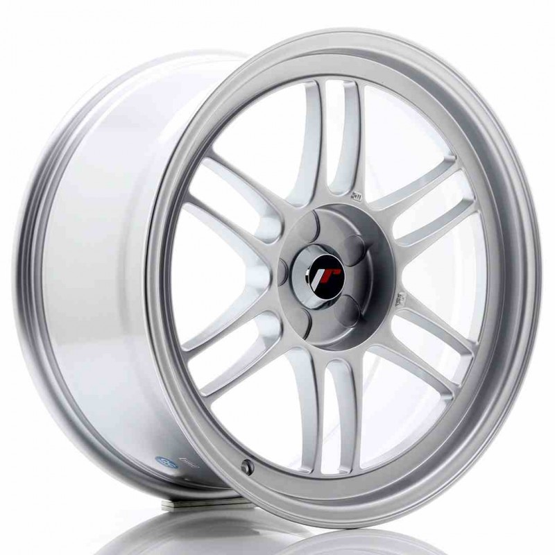 Llanta exclusiva Jr Wheels Jr7 18x9 Et35 5h Blank Silver