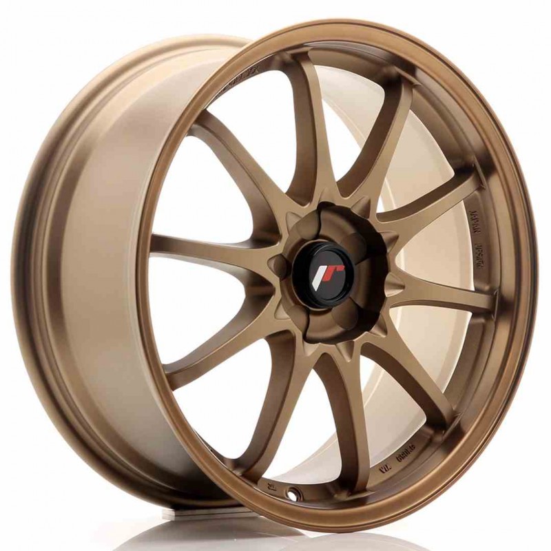 Llanta exclusiva Jr Wheels Jr5 18x8 Et35 5h Blank Dark Anodized Bro Nze