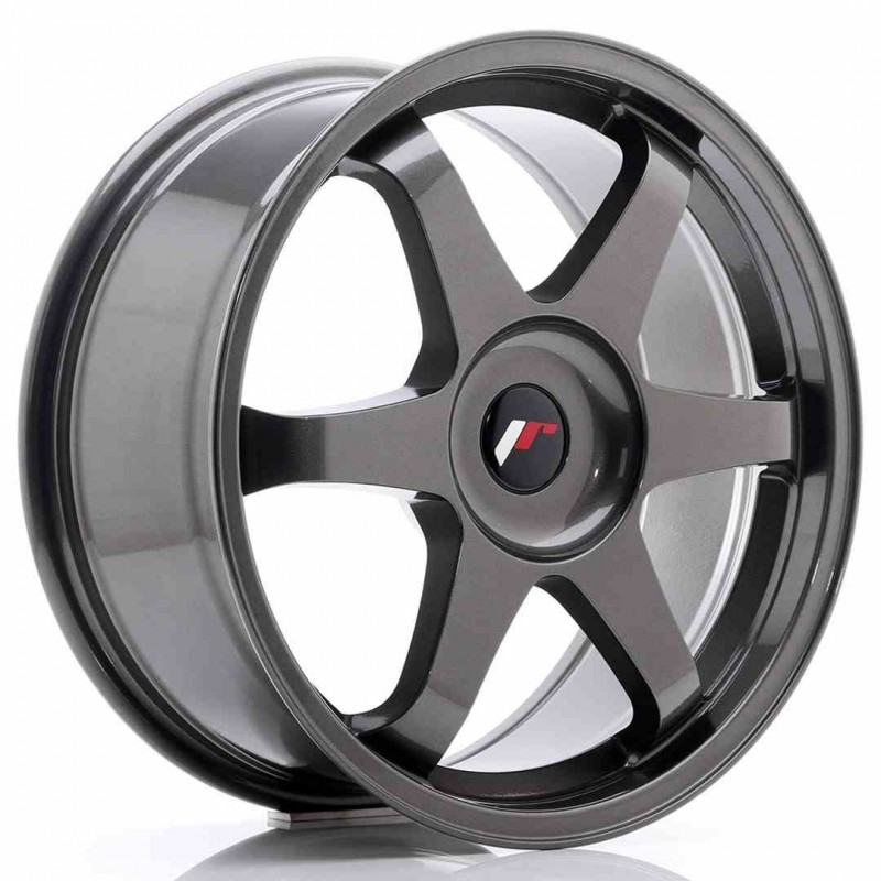 Llanta exclusiva Jr Wheels Jr3 18x8 Et35-45 Blank Hyper Gray