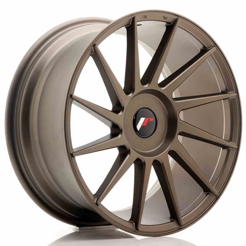 Llanta exclusiva Jr Wheels Jr22 18x8.5 Et40 Blank Matt Bronze