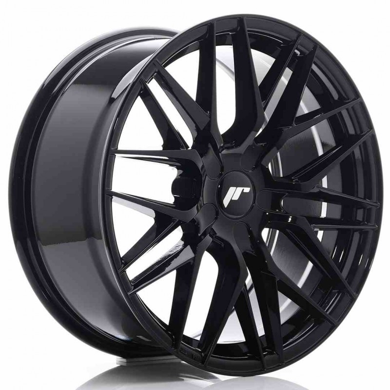 Llanta exclusiva Jr Wheels Jr28 18x8.5 Et40 5h Blank Gloss Black